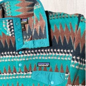 Patagonia Synchilla Lightweight Snap-T Pullover Sweater Jacket